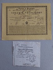 1849 biglietto prenotazione usato  Zandobbio