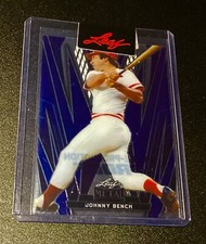 Johnny Bench 1/1 raro 2024 folha de metal azul 1 de 1 Cincinnati Reds raro SP #1 MVP comprar usado  Enviando para Brazil