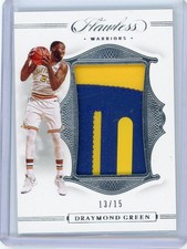 2019-20 PANINI FLAWLESS DRAYMOND JOGO VERDE USADO PATCH DOENTE PATCH #13/15 WARRIOR comprar usado  Enviando para Brazil