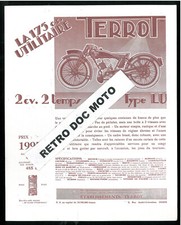 Original prospectus terrot d'occasion  Rochefort