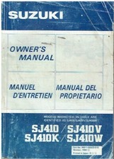 Suzuki sj410 sj410v d'occasion  Expédié en Belgium