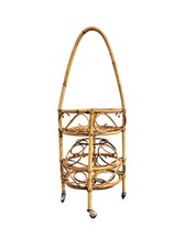 Carrello portabottiglie bambù usato  Venezia