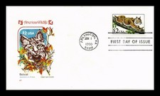 SELOS DR JIM CAPA EUA BOBCAT $2 VIDA SELVAGEM AMERICANA PRIMEIRO DIA EDIÇÃO HF CACHET comprar usado  Enviando para Brazil