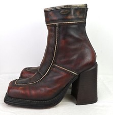 Botas de plataforma vintage anos 90 El Dante em tamanho cereja UE39/Reino Unido 6/EUA 8 comprar usado  Enviando para Brazil