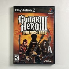 Guitar Hero III-Legends of Rock (Sony Playstation 2) PS2, CIB, Testado e Funcionando comprar usado  Enviando para Brazil