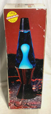 Lâmpada vintage Lava Lite humor 40W lâmpada vidro com fio metal preto com caixa 8412 EUA, usado comprar usado  Enviando para Brazil