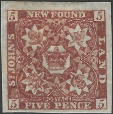 Newfoundland 1863 red for sale  BIRMINGHAM