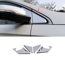 Capa triangular frontal poste decorar ajuste para Ford Edge 2015-2022 prata cromada comprar usado  Enviando para Brazil