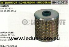 Usado, 276217511 FILTRO OLIO INTERMOTOR RUGGERINI LOMBARDINI LDA 672 834 RD 95 951 comprar usado  Enviando para Brazil