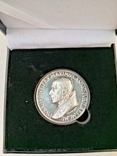 Medaglia argento papa usato  Italia