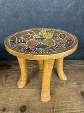 Vintage wooden stool for sale  STAFFORD