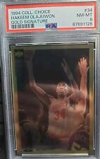 1994 Collectors Choice #34 Hakeem Olajuwon Gold Signature - PSA 8 comprar usado  Enviando para Brazil