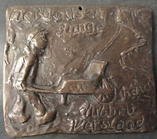 Bronze wandrelief plakette gebraucht kaufen  Moers