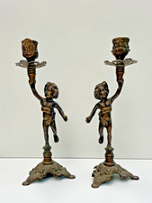 Paire chandeliers bronze d'occasion  Hornaing