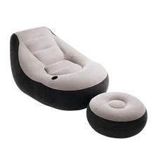 Intex Ultra Lounge – Nadmuchiwana sofa z podnóżkiem szara na sprzedaż Intex Ultra Lounge – Nadmuchiwana sofa z podnóżkiem szara na sprzedaż  PL