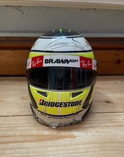 Brawn helmet signed for sale  HEREFORD