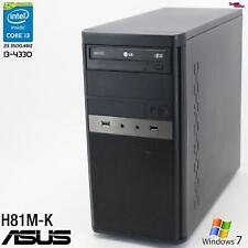 Computador ASUS H81M-K Intel Core i3 4330 3500MHZ Windows 7 10 500GB 4GB comprar usado  Enviando para Brazil