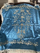 Stunning antique embroidered for sale  HORNCASTLE