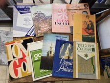 10 livros de canções vintage de órgão/piano hinos gospel arranjos de música sortidos comprar usado 10 livros de canções vintage de órgão/piano hinos gospel arranjos de música sortidos comprar usado  Enviando para Brazil