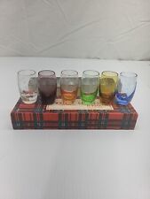 Copos de uísque vintage Japão *Conjunto de 6 cores sortidas *Esculpido à mão *BP Importado comprar usado  Enviando para Brazil
