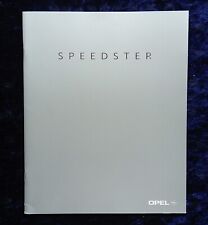 Opel speedster brochure d'occasion  Expédié en Belgium