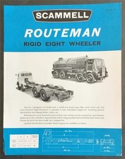 Scammell routeman rigid for sale  LEICESTER