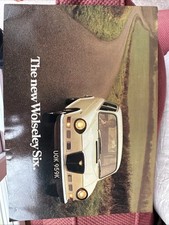 Wolseley six brochure for sale  LOUGHBOROUGH