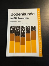 Bodenkunde stichworten winfrie gebraucht kaufen  Allenfeld, Boos, Hargesheim
