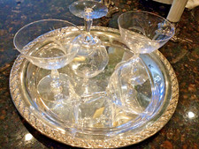 Elegant handblown etched for sale  Las Vegas