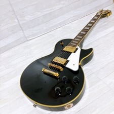 Guitarra elétrica Grass Roots By ESP Les Paul tipo personalizado preta usada comprar usado  Enviando para Brazil