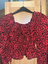 Red cheetah print for sale  STOCKTON-ON-TEES