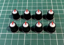 Knob red silver for sale  SOUTHSEA