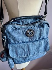 Usado, Bolsa tiracolo Kipling 'Candy' 3 em 1 alça de ombro azul + macaco comprar usado  Enviando para Brazil