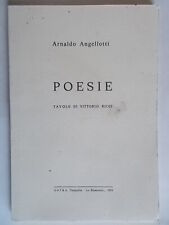Poesie angellotti arnaldo usato  Macerata