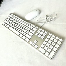 CONJUNTO DE MOUSE TECLADO A1243 com fio Mac 2 USB teclado numérico + A1197 sem fio comprar usado CONJUNTO DE MOUSE TECLADO A1243 com fio Mac 2 USB teclado numérico + A1197 sem fio comprar usado  Enviando para Brazil