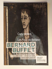 BERNARD BUFFET RESTROSPECTIVE EXPOSITION MUSSE ART MODERNE carte postale  comprar usado  Enviando para Brazil