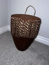 African drum covered for sale  LANGPORT