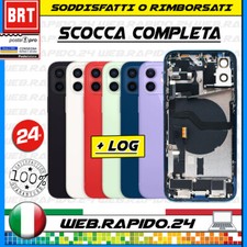 BACK COVER SCOCCA POSTERIORE COMPLETA+FLEX+FRAME APPLE IPHONE 12 TELAIO VETRO!!! na sprzedaż  Wysyłka do Poland