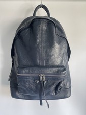 Mochila BALENCIAGA azul arena clássica couro vincado prata hardware comprar usado  Enviando para Brazil