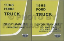 1968 Ford Truck Shop Conjunto Manual NOVO Pickup F100 F250 F350-F1000 Serviço de Reparo comprar usado  Enviando para Brazil