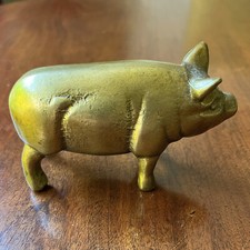 Vintage brass pig for sale  WELWYN GARDEN CITY