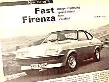 Vauxhall firenza 1970s for sale  PRESTON