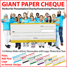 Large cheque presentation for sale  HALESOWEN