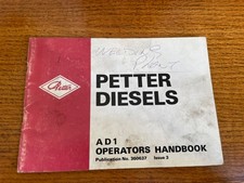 Petter diesels ad1 for sale Petter diesels ad1 for sale  WYMONDHAM