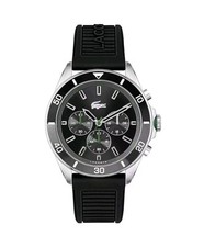 LACOSTE RELÓGIO MASCULINO LC.140.1.27.3086, MOSTRADOR PRETO AÇO INOXIDÁVEL, PULSEIRA DE BORRACHA. comprar usado  Enviando para Brazil