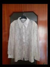 Camicia bianca pizzo usato  Barletta