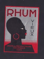 Ancienne étiquette alcool d'occasion  France