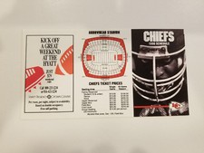 Programação de bolso de futebol americano Kansas City Chiefs 1990 NFL - Hyatt Regency, usado comprar usado Programação de bolso de futebol americano Kansas City Chiefs 1990 NFL - Hyatt Regency, usado comprar usado  Enviando para Brazil