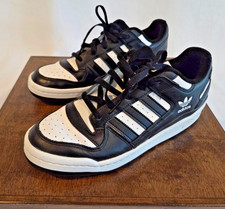 Tênis Adidas Originals Forum Couro Baixo Core Preto Branco HQ1494 Masculino Tamanho 9.5 comprar usado  Enviando para Brazil