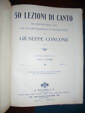 Concone lezioni canto usato  Catania